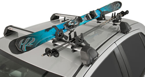 RMPHU multi purpose holder on a roof rack.