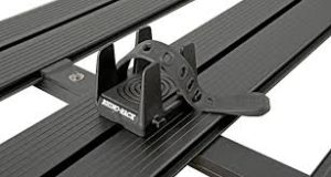 RMPHU multi purpose holder on a pioneer platform roof rack.