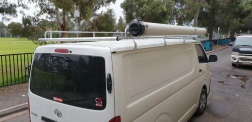 Van Galvanised Toyota Hiace 03/05-05/19 Full Roof Rack 3.3 x 1.5 x 0.15m - Image 4