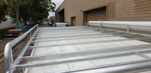 Van Galvanised Toyota Hiace 03/05-05/19 Full Roof Rack 3.3 x 1.5 x 0.15m - Image 5
