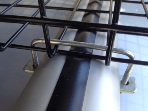Roof Rack Basket U-Bolt kit (95mm) with nyloc nuts (x4) - Image 4