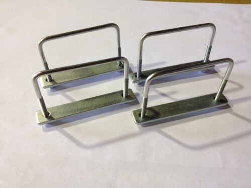 Roof Rack Basket U-Bolt kit (75mm) with nyloc nuts (x6) - Image 3