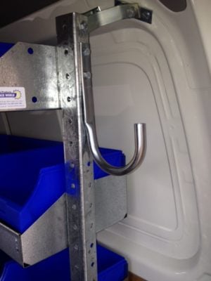 Electricians Shelving 2005-May2019 Hiace 2 bays x 1030mm - Image 2