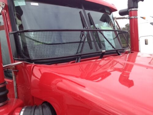 Kenworth T659 -T909 Black Windscreen Stone Guard - Image 3