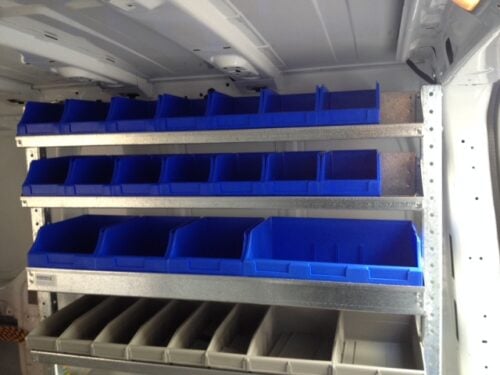 Starter Shelving Kit Renault Trafic 1 bay x 1030mm - Image 5