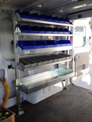 Starter Shelving Kit Renault Trafic 1 bay x 1030mm - Image 3