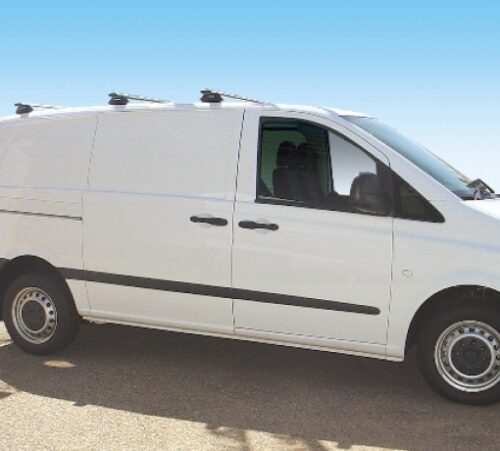 Volkswagen Transporter 2dr Van LWB (Low Roof) T5, T6 2004on KRS Roof Racks (4 bars) (DKT5) - Image 3