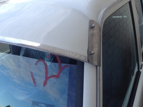 Toyota LandCruiser Ute, Dual Cab, wagon and Troopy Solid Windscreen Sunvisor - Image 12