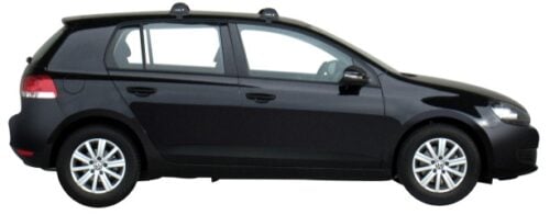 Volkswagen Golf VI Hatch  03/09-03/13 Yakima Roof Racks (pr) (S6Y/K334W) - Image 2