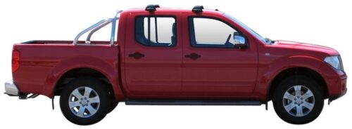 Nissan Navara Dual Cab D40 (ST/ST-X) 11/05 to 06/15 Yakima Roof Racks (S8Y/K493) - Image 2