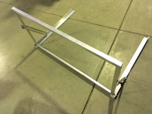 Wide Load Sign Lifting Alloy Frame 1200 x 600mm - Image 3