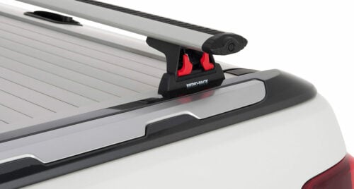 Ford Ranger Wildtrak 2012 - June 2022 Silver Vortex Roof Racks fit in Factory Tracks on shutter (JA6217) - Image 2