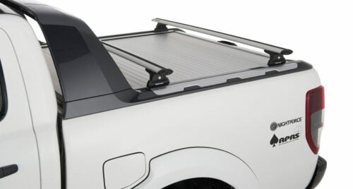 Ford Ranger Wildtrak 2012 - June 2022 Silver Vortex Roof Racks fit in Factory Tracks on shutter (JA6217) - Image 4