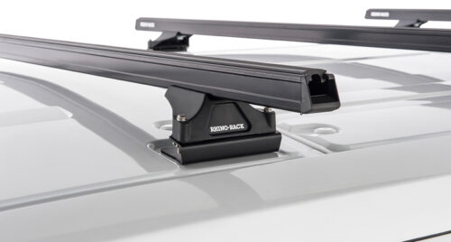 Ford Transit 2dr Van LWB (Mid/High Roof) Jan 2014on Rhino-Rack Commercial Bar roof rack (pr) (JA6335) - Image 4
