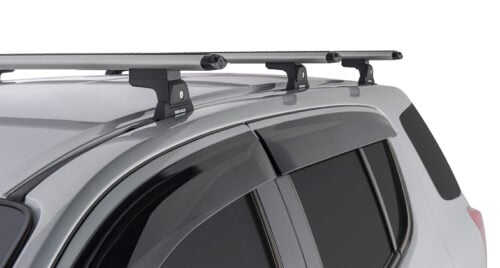 ISUZU MU-X Gen1, LS-U & LS-M 1/2013-12/2021 Sportz RLT600 Trackmount Black 3 Bar Roof Rack (JC-04358) - Image 3