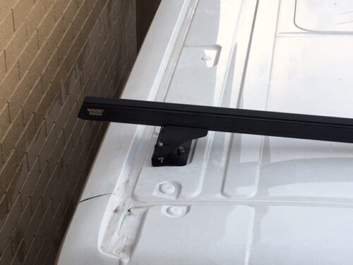 Ford Transit 2dr Van LWB (Mid/High Roof) Jan 2014on Rhino-Rack Commercial Bar roof rack (3 bar) (JA6339) - Image 3