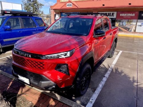 Toyota Hilux 4dr Ute Double Cab 10/15on Yakima Lock n Load 2 Bar Roof Rack (9813516/8000143/8000321) - Image 2