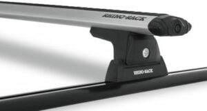 Flexiglass FlexiXover Canopy Vortex RLT600 Trackmount Black 2 Bar Roof Rack (JA8104) - Image 4