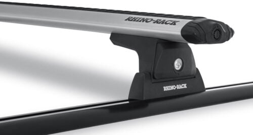 Flexiglass FlexiXover Canopy Vortex RLT600 Trackmount Black 2 Bar Roof Rack (JA8104) - Image 7