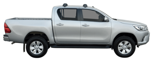 Toyota Hilux 4dr Ute Double Cab 10/15on Yakima Roof Racks (clamp on) (pr) (S6Y/K954) - Image 2