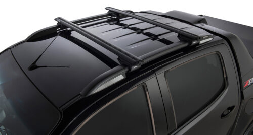 Holden Colorado Z71 with roof rails 2015-2020 RX Rhino-Rack Vortex Roof Racks (pr) (JA9141) - Image 2