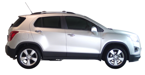 Holden Trax With Roof Rails 08/13on Black Yakima Roof Racks (pr) (S43Y) - Image 5