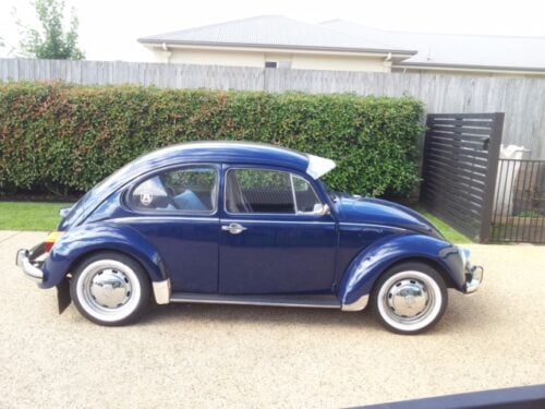 Volkswagen 1300-1500 Beetle 1968-1972 (straight window) Mesh Windscreen Sunvisor - Image 4