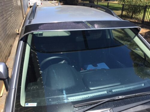 Sunvisor Subaru XV 2012on Mesh Windscreen Sunvisor - Image 5