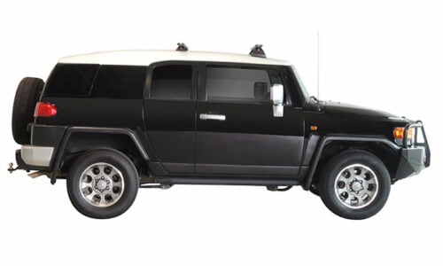 Toyota FJ Cruiser 2dr SUV With Roof Rails 03/11on Yakima Lock n Load Roof Racks (pr) (9813517/8000314/9800304) - Image 3