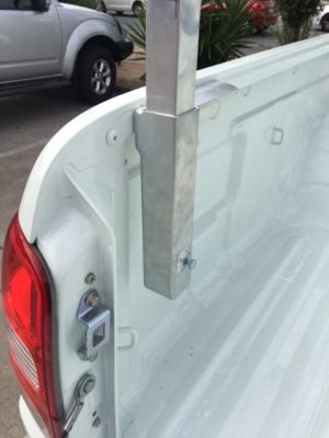 Mitsubishi MQ-MR Triton Sleeved Rear Roof Rack - Image 5