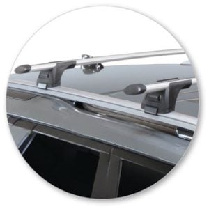 Audi Q5 (incl. RS Q5) with Flush Rails 03/2009onwards Thru Yakima Roof Racks (pr) (S17Y/K666) - Image 5