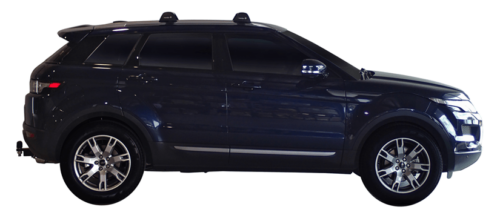 Land Rover Range Rover Evoque 5dr SUV With Roof Rails Nov 2011on Yakima Flush Roof Racks Black (pr) (S8YB/K328) - Image 6