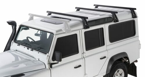 LandRover Defender 110-130 (1993-2020) Commercial Rhino Black 3 Bars (JA0836) - Image 8