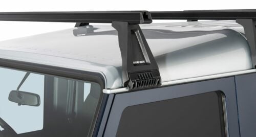 LandRover Defender 110-130 (1993-2020) Commercial Rhino Black 3 Bars (JA0836) - Image 4