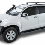 Isuzu MU-X LS-T with Roof Rails 2013 - July 2021 Rhino-Rack Vortex Roof Racks (pr) (JA9670)