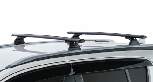 Isuzu MU-X LS-T with Roof Rails 2013 - July 2021  Rhino-Rack Vortex Roof Racks (pr) (JA9670) - Image 2