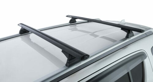 Isuzu MU-X LS-T with Roof Rails 2013 - July 2021  Rhino-Rack Vortex Roof Racks (pr) (JA9670) - Image 3