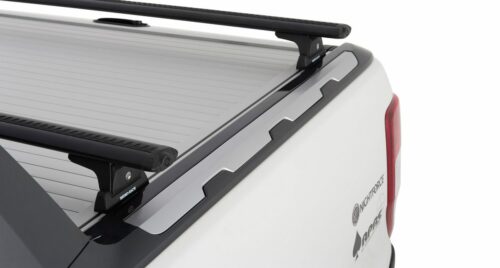 Ford Ranger Wildtrak 2012-June2022 Black Vortex Roof Racks fit in Factory Tracks on shutter (JA6218) - Image 3