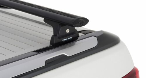 Ford Ranger Wildtrak 2012-June2022 Black Vortex Roof Racks fit in Factory Tracks on shutter (JA6218) - Image 4