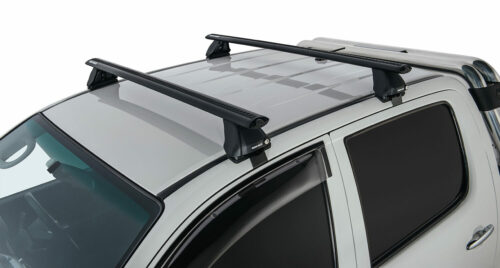 Toyota Hilux Dual Cab 04/05-09/15 Rhino-Rack Black Vortex Roof Racks (pr) (JA2139) - Image 2