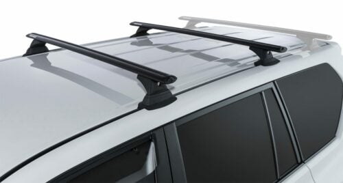 Toyota Prado 150 Series 5dr 4WD 11/09on Rhino-Rack Vortex Black 2 Bar Roof Rack (pr) (JA9544) - Image 3