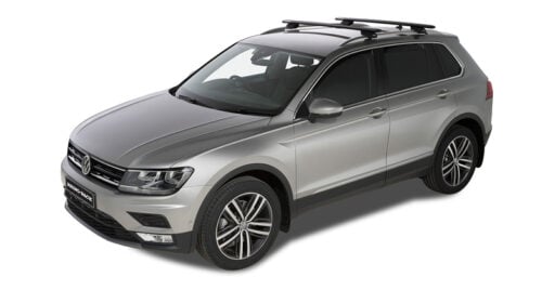 Volkswagen Tiguan 4dr SUV With Roof Rails Sept 2016on Rhino-Rack Vortex Roof Racks (pr) (JA2270) - Image 5