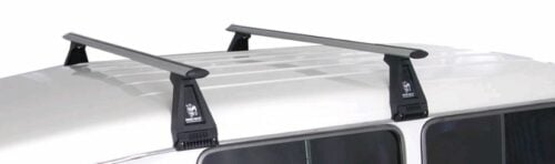 Ford Econovan Maxi 2dr Van MWB/LWB (Mid Roof) 05/84-07/06 Rhino-Rack Vortex Roof Racks (pr) (JA2815) - Image 2
