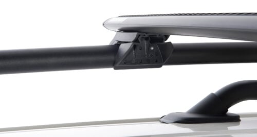 Toyota FJ Cruiser 2dr SUV With Roof Rails 03/11on Rhino-Rack Vortex SX Black 2 Bar Roof Rack (JA1938) - Image 10
