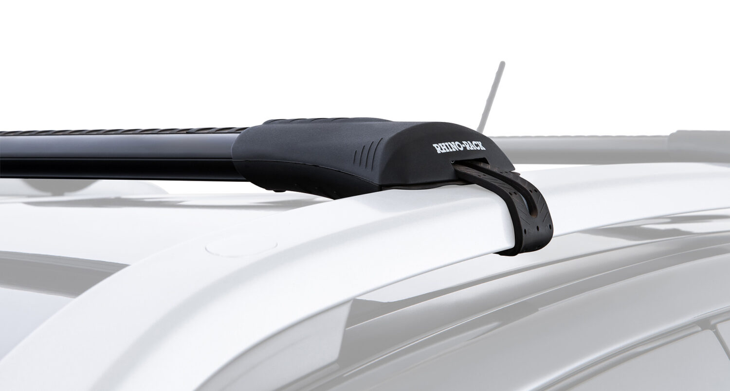 Volkswagen Amarok Dual Cab With Rails 2023 on Rhino Rack Black Vortex