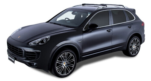 CUPRA Ateca Gen 1 With Raised Rail 1/2022 Onwards Vortex StealthBar Black 2 Bar Roof Rack (JA7969) - Image 5