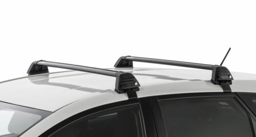 Mitsubishi Triton ML/MN 4dr Ute Dual Cab 07/06-03/15 Rhino-Rack Vortex Flush Silver 2 Bar Roof Rack (pr) (RV0123) - Image 2