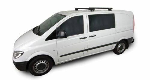 Mercedes Vito 2004 - 2015 Heavy Duty RLTP Black 2 Bar Roof Rack (JA0819) - Image 2