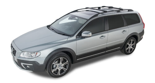 CUPRA Ateca Gen 1 With Raised Rail 1/2022 Onwards Vortex StealthBar Black 2 Bar Roof Rack (JA7969) - Image 4