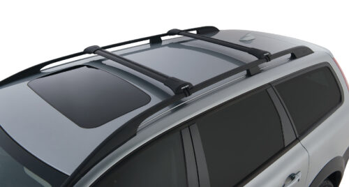 CUPRA Ateca Gen 1 With Raised Rail 1/2022 Onwards Vortex StealthBar Black 2 Bar Roof Rack (JA7969) - Image 13